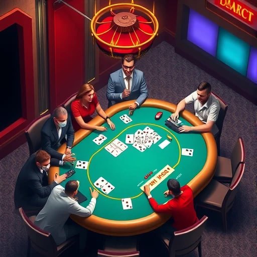 Antarmuka aplikasi mobile rafigaming menampilkan live feed dealer dan panel taruhan Antarmuka aplikasi mobile rafigaming menampilkan live feed dealer dan panel taruhan